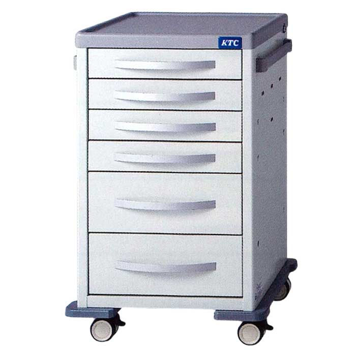 キャビネット（上段フラット６段引出し）